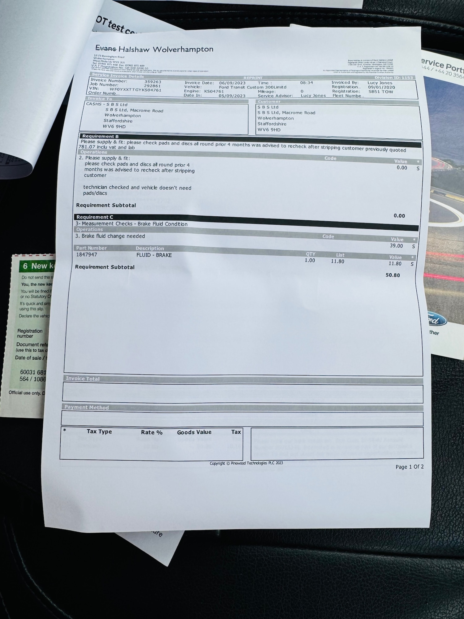 Used Ford Transit Custom 2020 for sale - 76920055: Photo 28