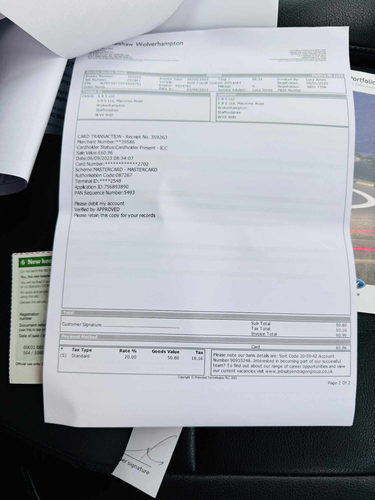 Used Ford Transit Custom 2020 for sale - 76920055: Photo 29