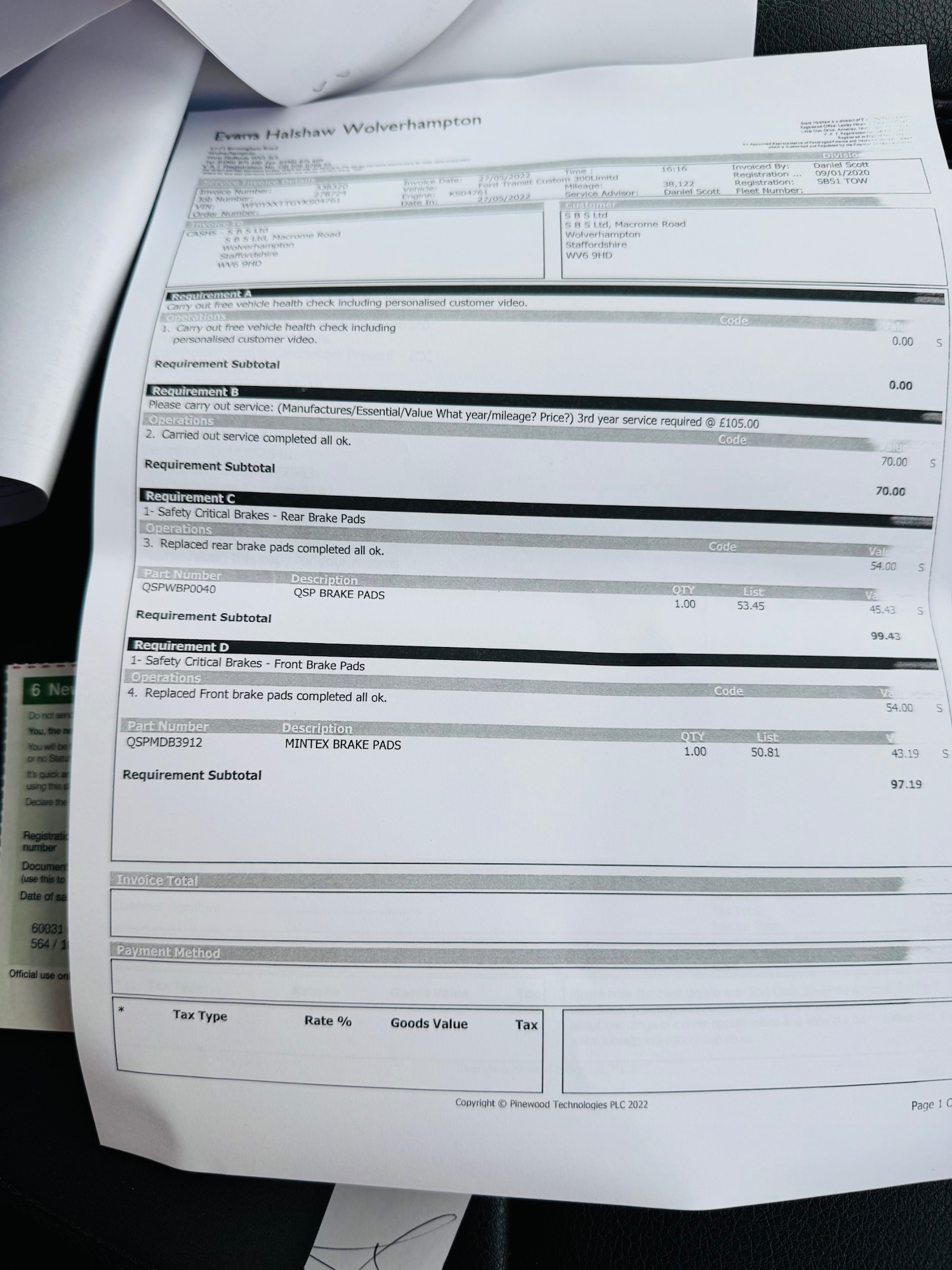 Used Ford Transit Custom 2020 for sale - 76920055: Photo 30