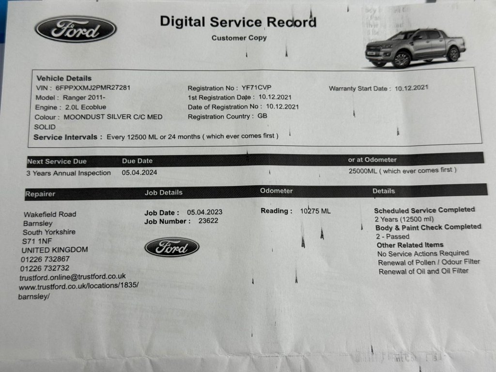 Used Ford Ranger 2021 for sale - 76279815: Photo 11