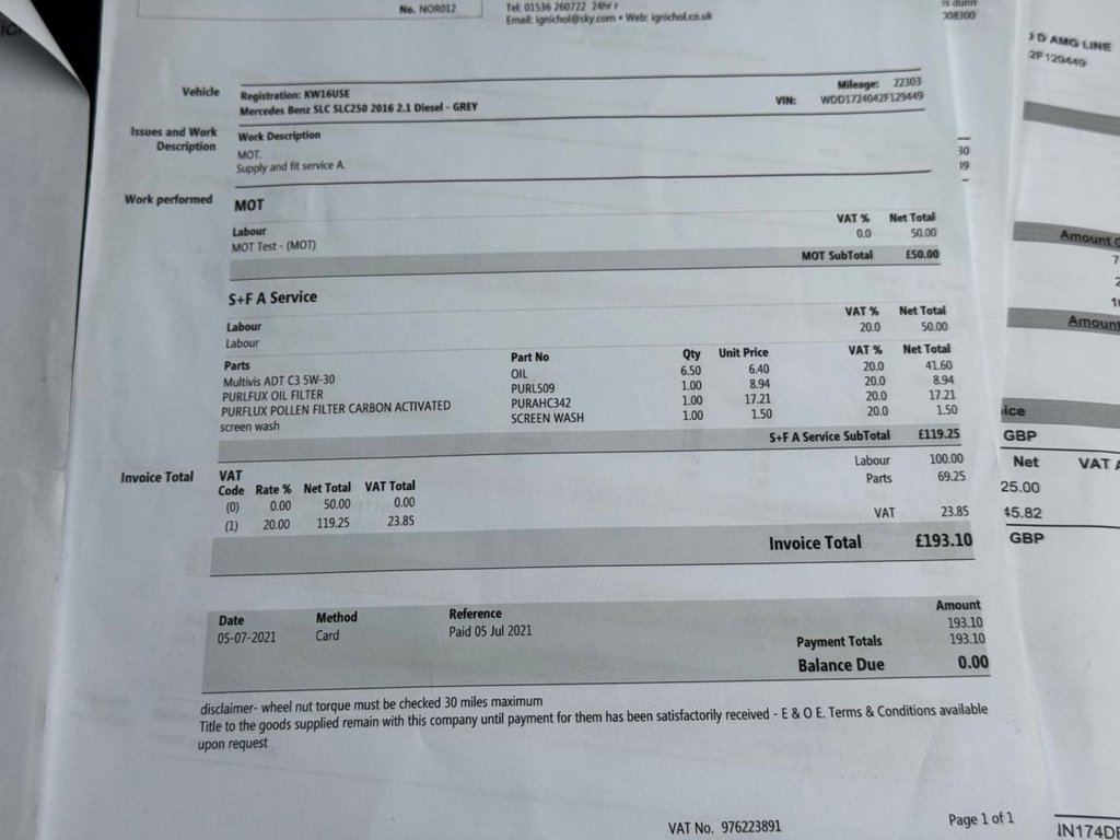 Used Mercedes-Benz SLC 2016 for sale - 77341214: Photo 14