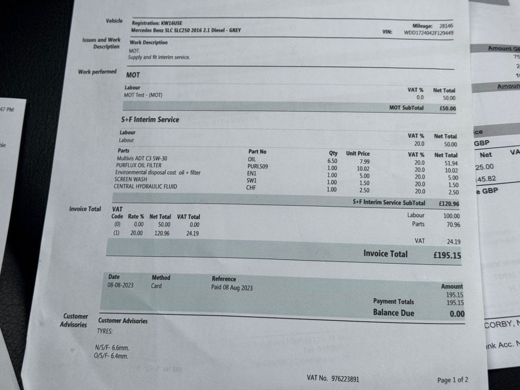 Used Mercedes-Benz SLC 2016 for sale - 77341214: Photo 15