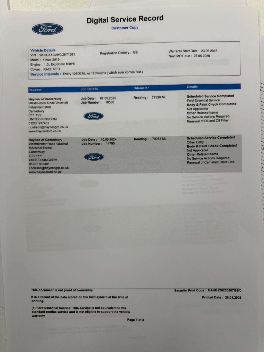 Used Ford Fiesta 2016 for sale - 77452042: Photo 11