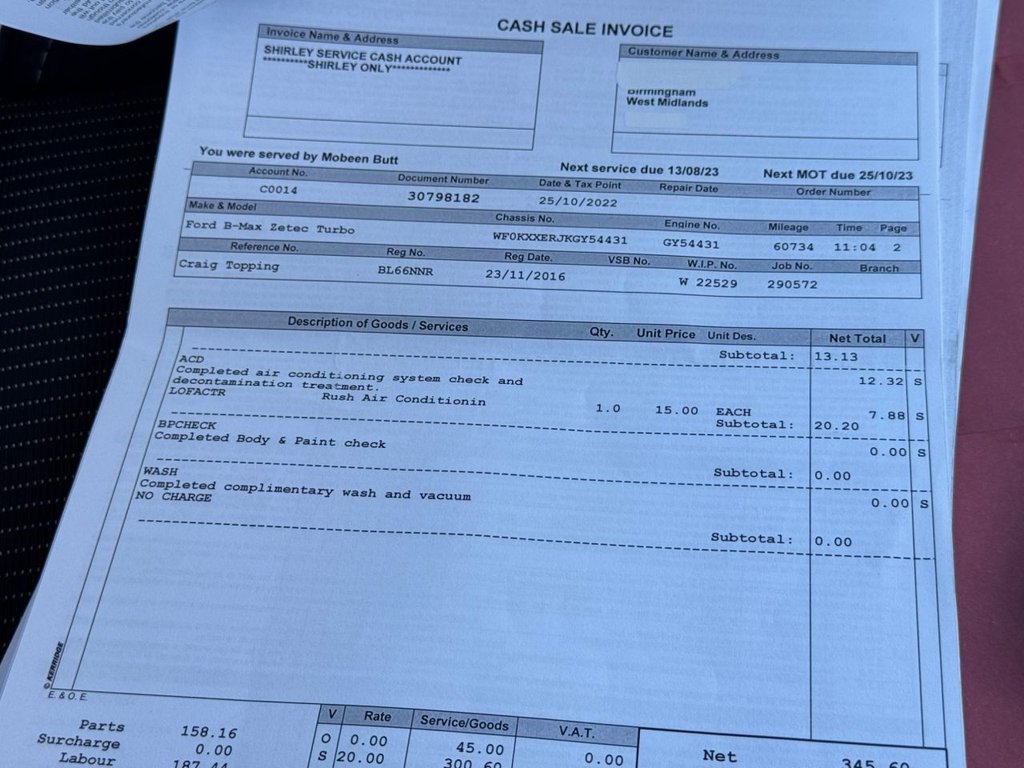 Used Ford B-MAX 2016 for sale - 78056390: Photo 26