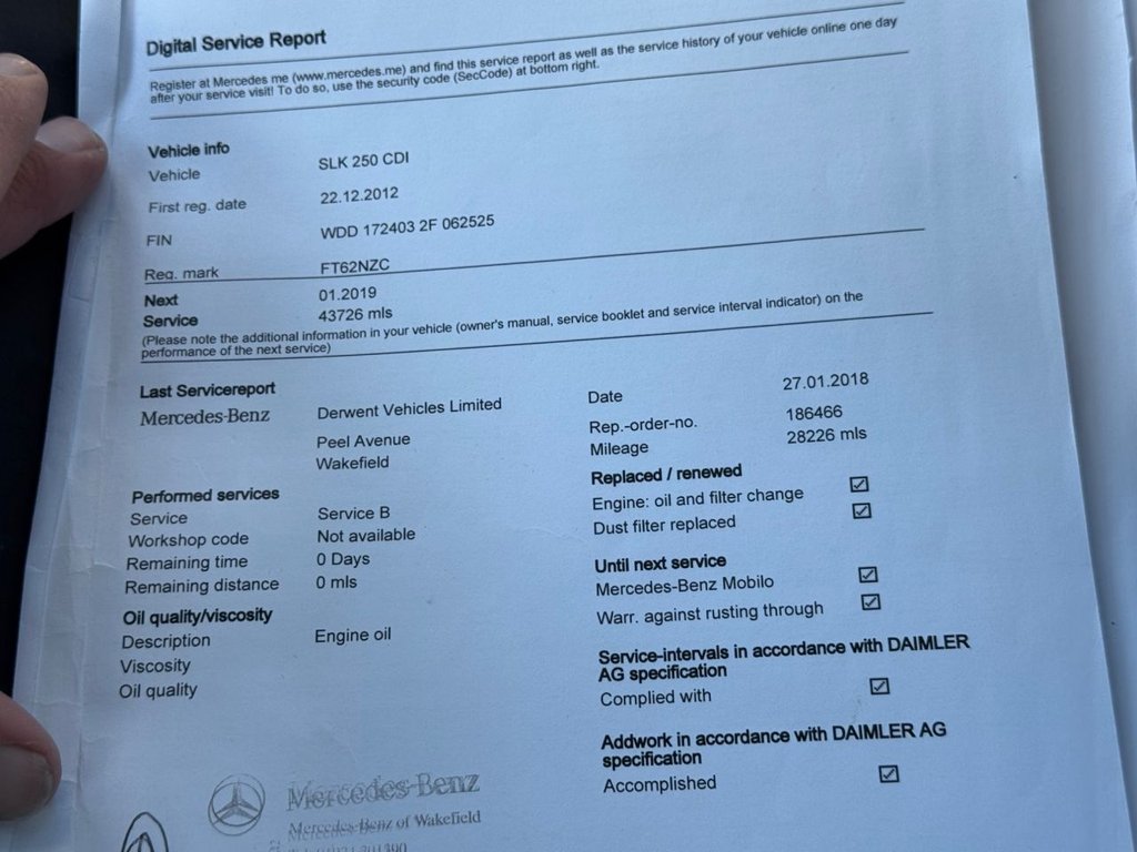 Used Mercedes-Benz SLK 2012 for sale - 77792492: Photo 21