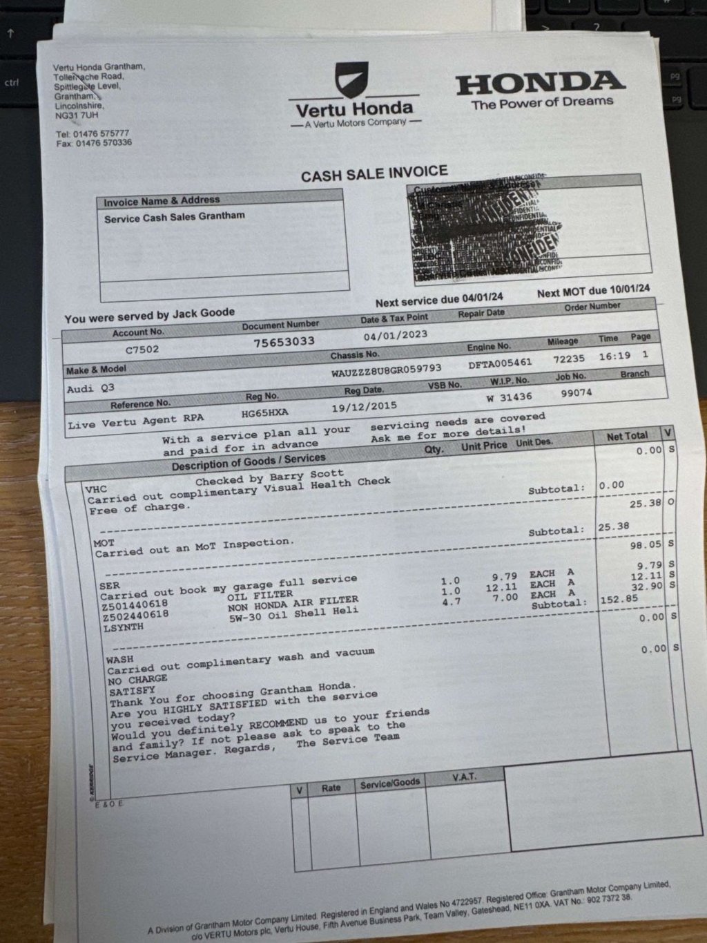 Used Audi Q3 2015 for sale - 77451948: Photo 12