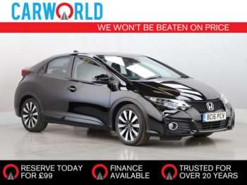 2016 (16) - 1.8 i-VTEC SE Plus (Navi) Hatchback 5dr Petrol Auto Euro 6 (142 ps)