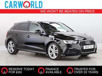 2019 (19) - 1.0 TFSI 30 S line Sportback 5dr Petrol S Tronic Euro 6 (s/s) (116 ps)