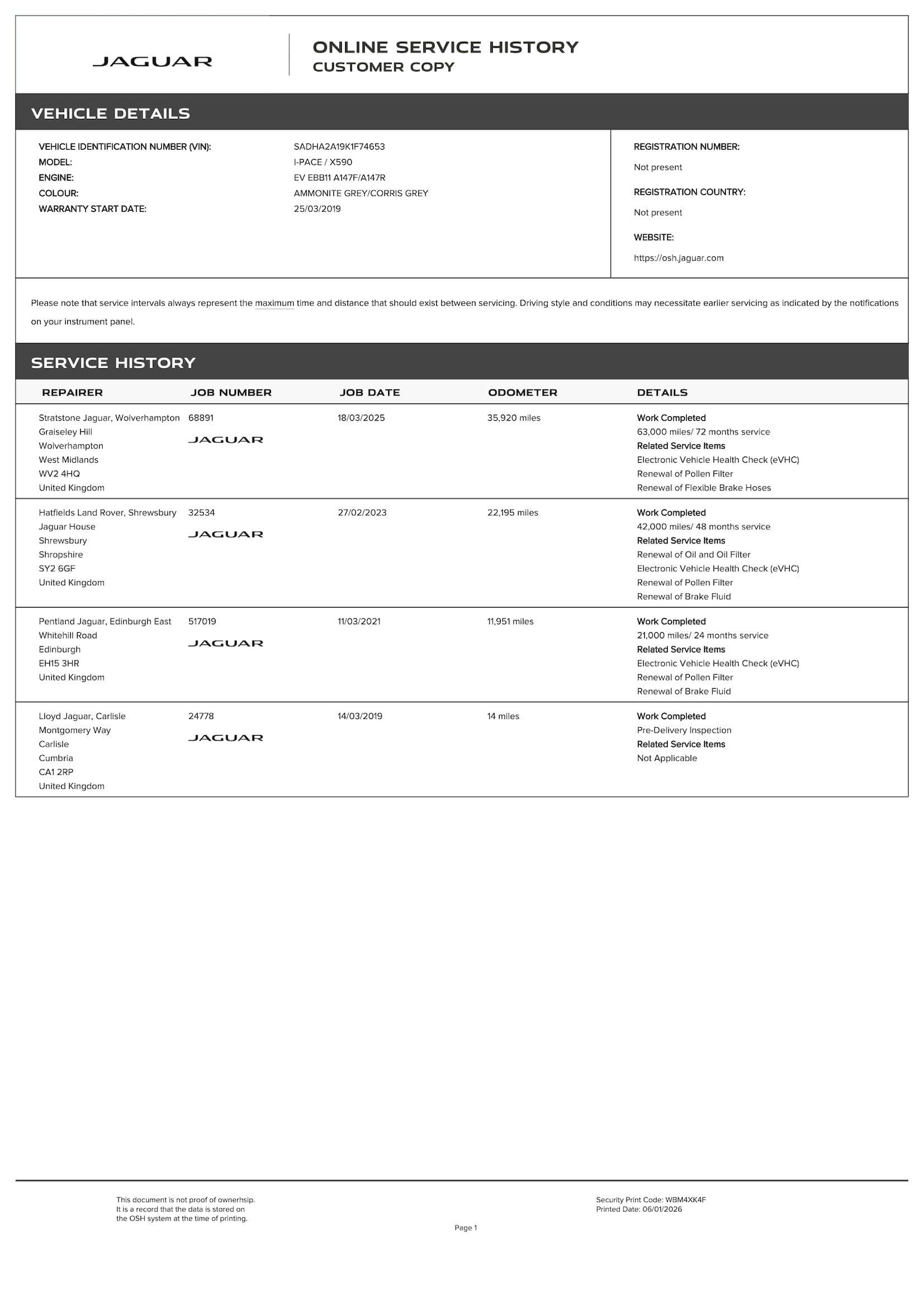 Used Jaguar I-Pace 2019 for sale - 77203610: Photo 4