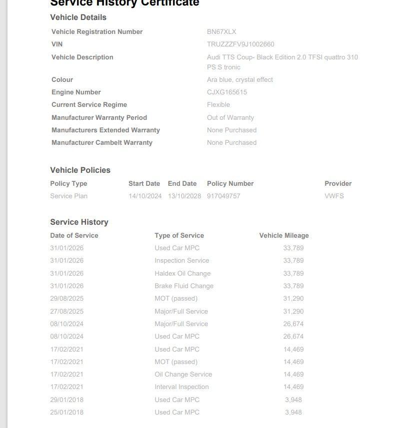 Used Audi TT 2017 for sale - 77412093: Photo 13