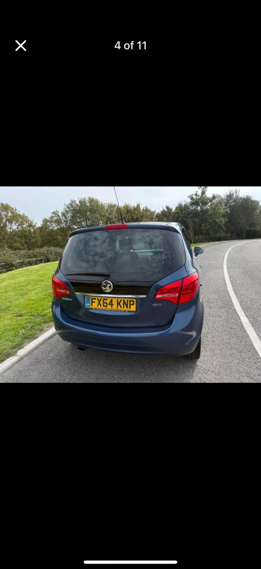Used Vauxhall Meriva 2014 for sale - 76941779: Photo 4