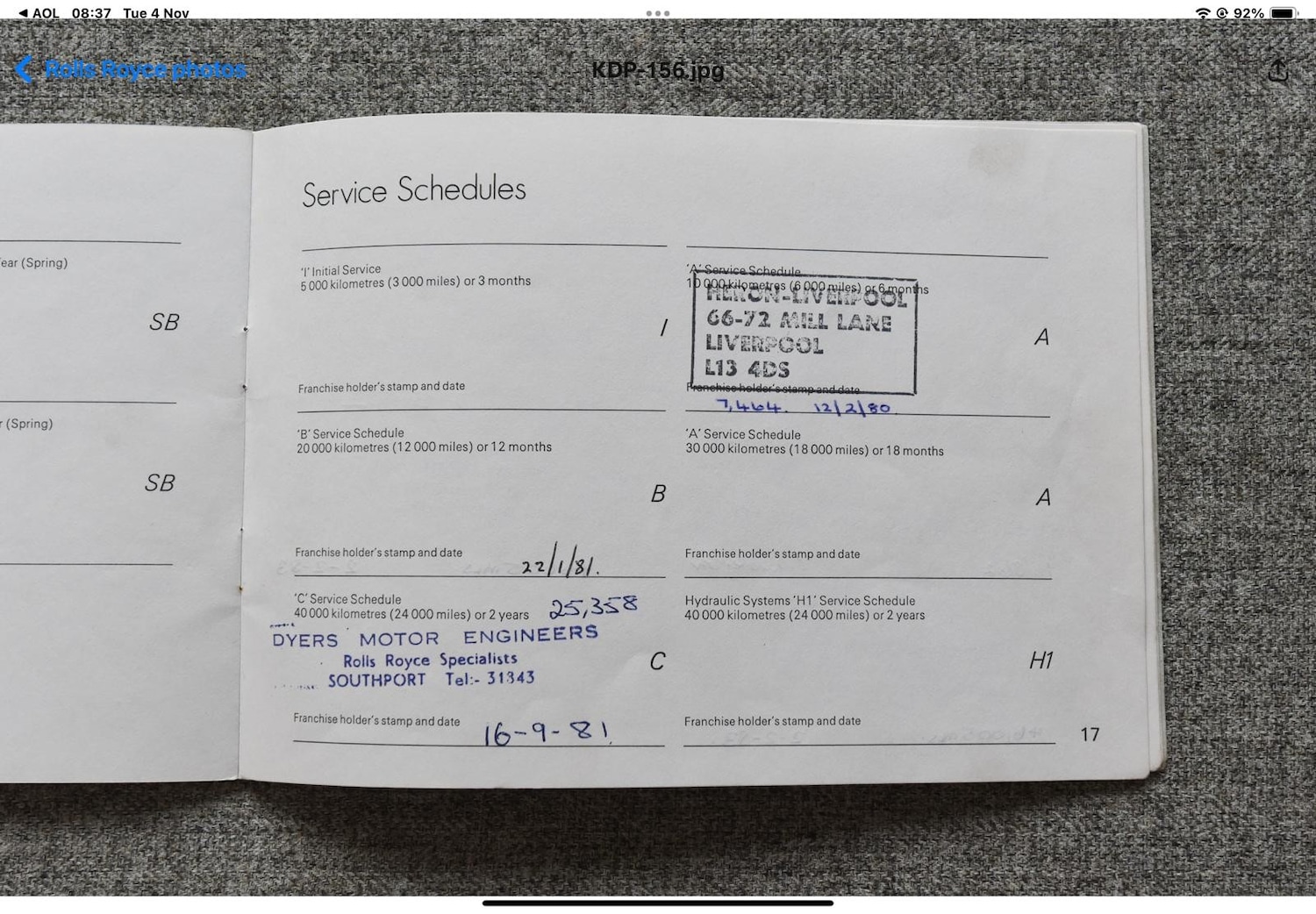 Used Rolls-Royce Silver Shadow 1979 for sale - 76480763: Photo 21