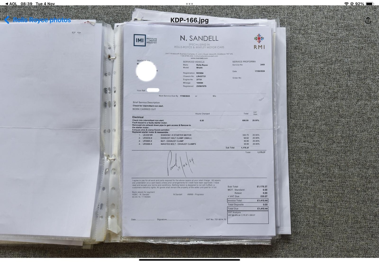 Used Rolls-Royce Silver Shadow 1979 for sale - 76480763: Photo 8