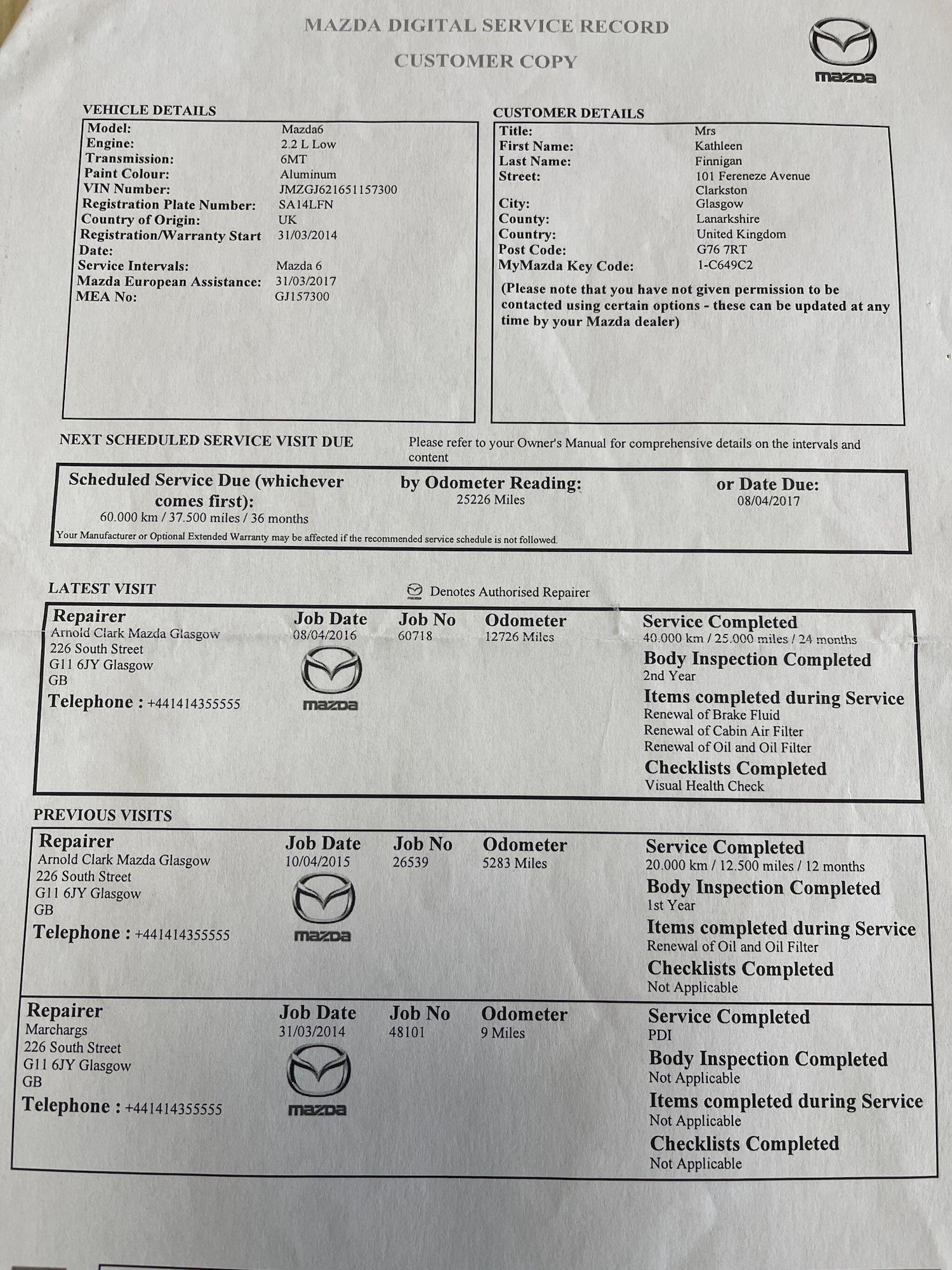 Used Mazda Mazda6 2014 for sale - 77993081: Photo 15