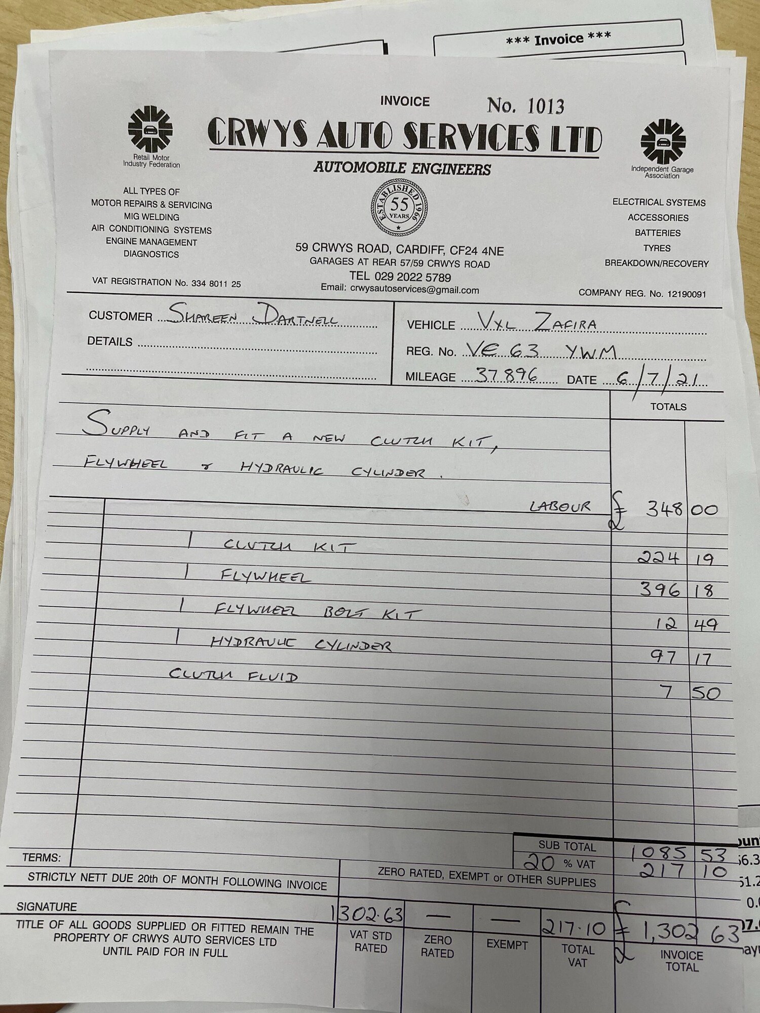 Used Vauxhall Zafira Tourer for sale - 77490065: Photo 31