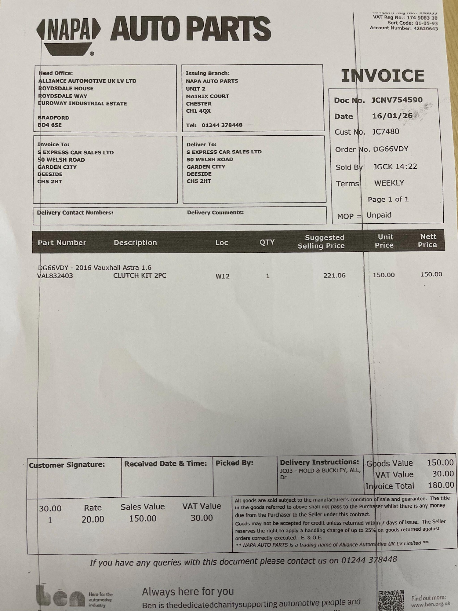 Used Vauxhall Astra for sale - 77883533: Photo 13