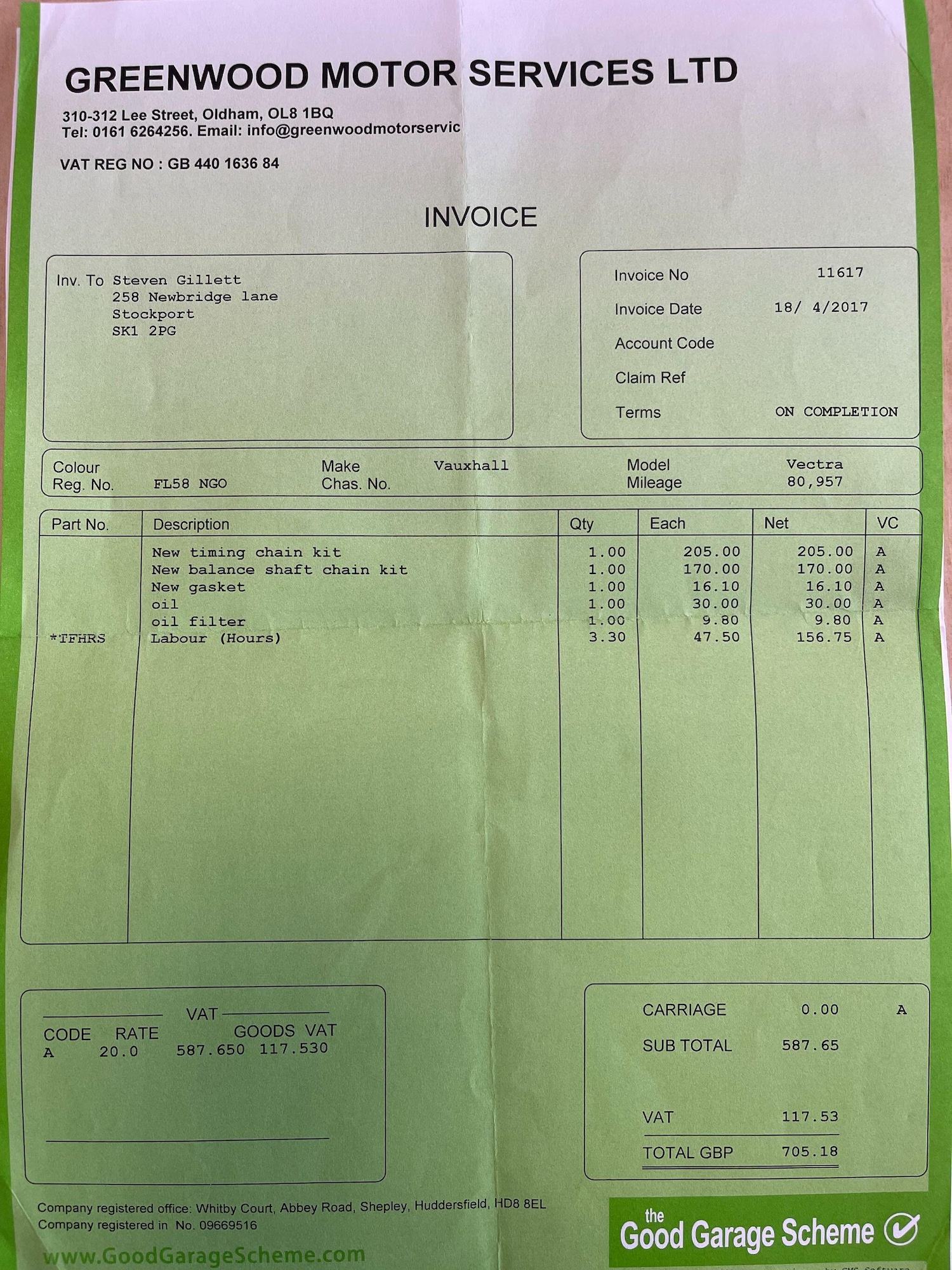 Used Vauxhall Vectra 2008 for sale - 77753663: Photo 11