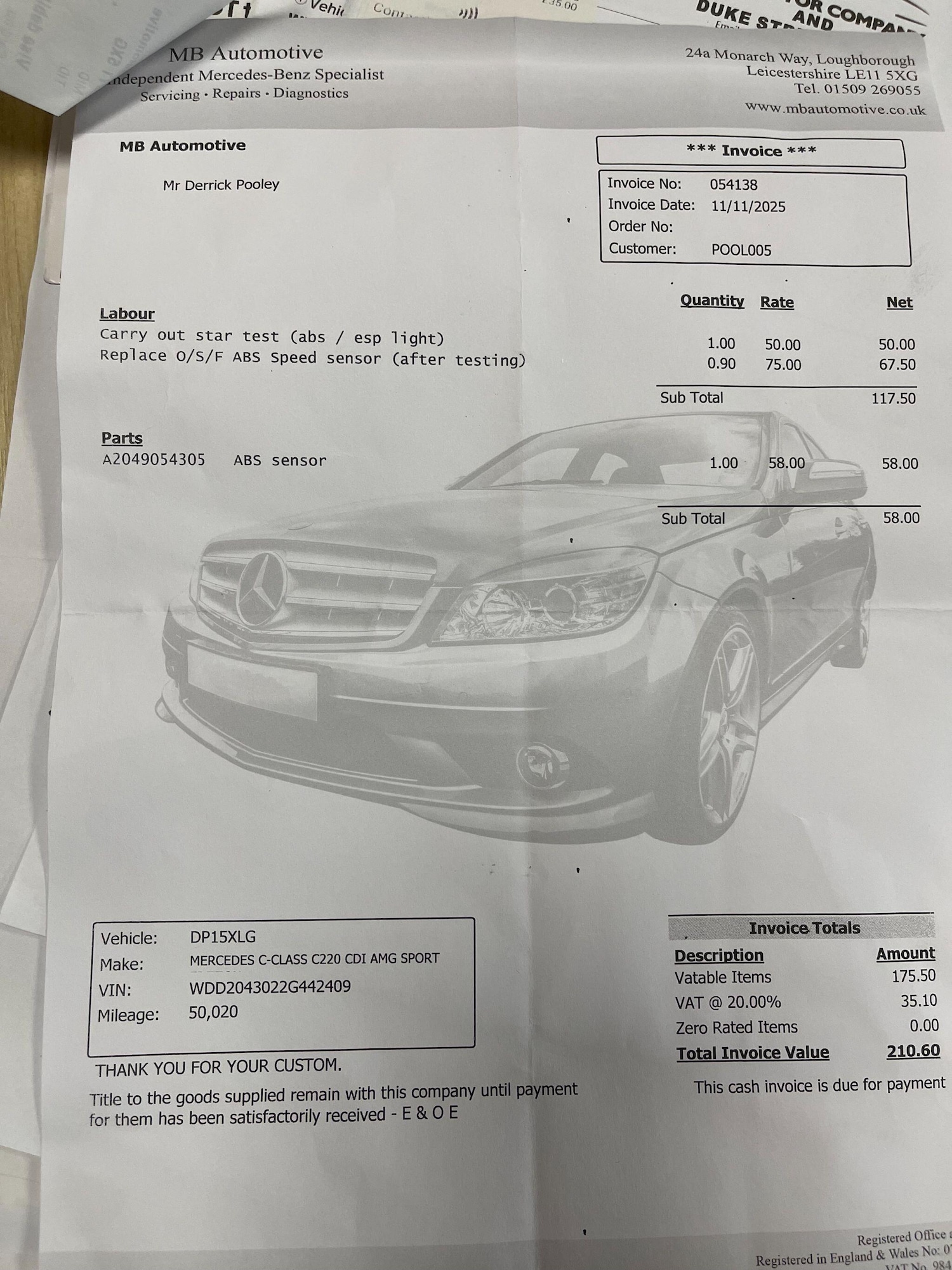 Used Mercedes-Benz C Class for sale - 77490037: Photo 19