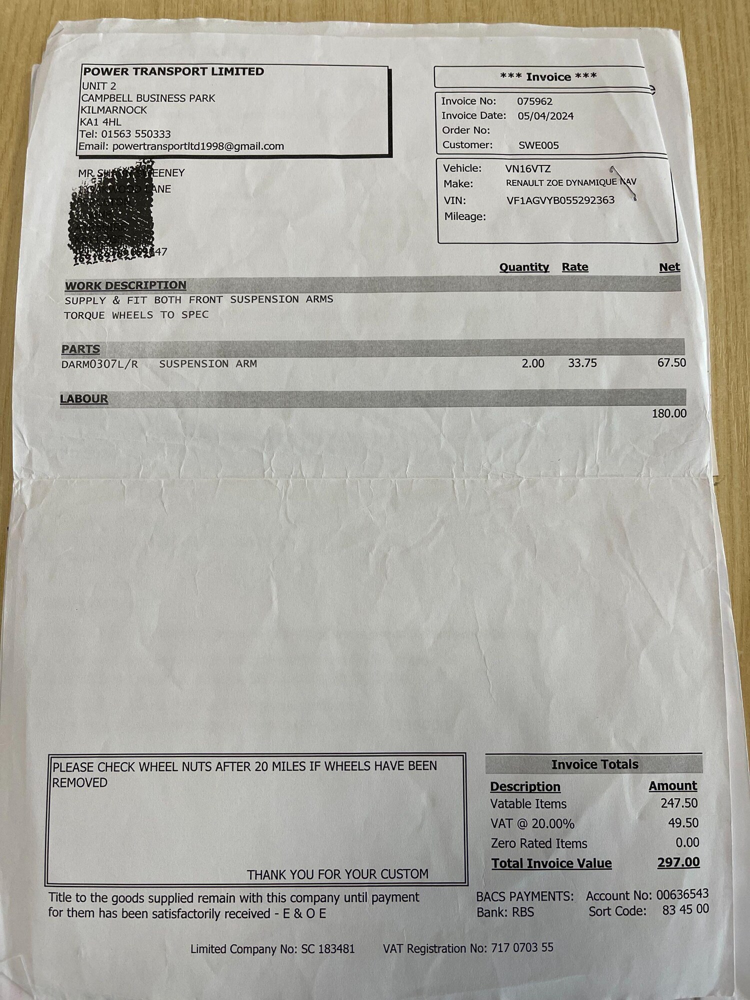 Used Renault Zoe for sale - 78046699: Photo 13