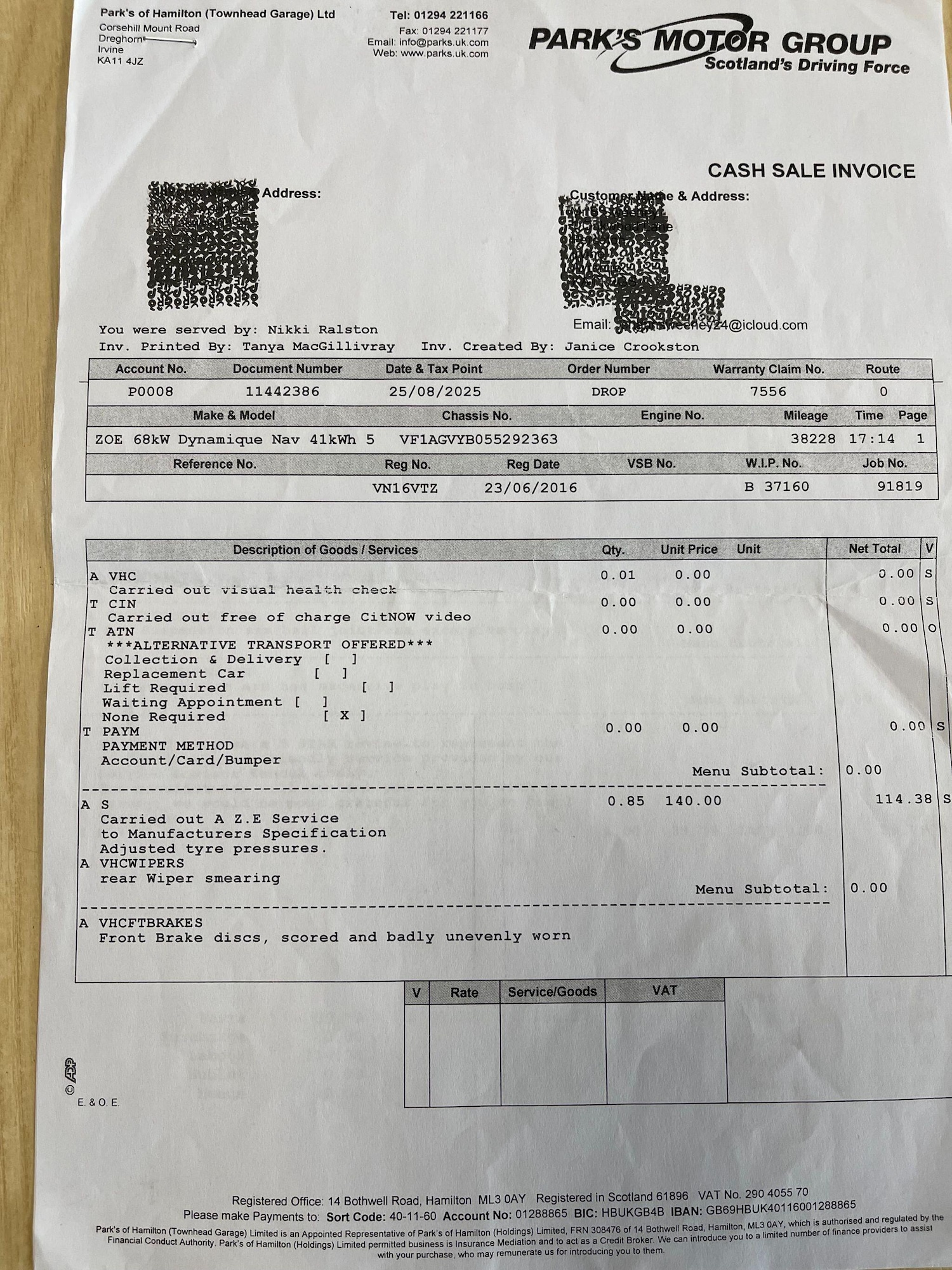Used Renault Zoe for sale - 78046699: Photo 14