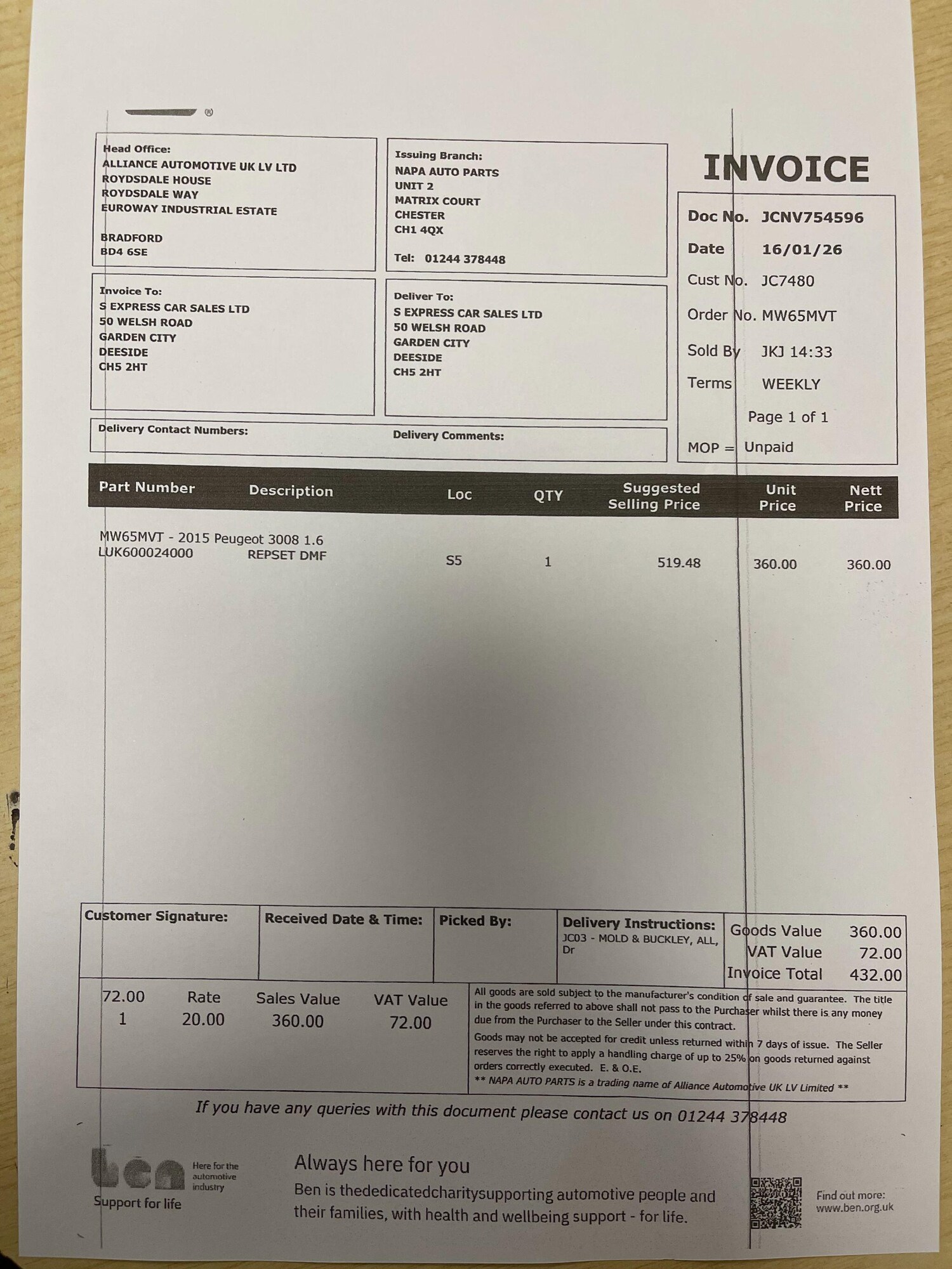 Used Peugeot 3008 for sale - 77490027: Photo 12