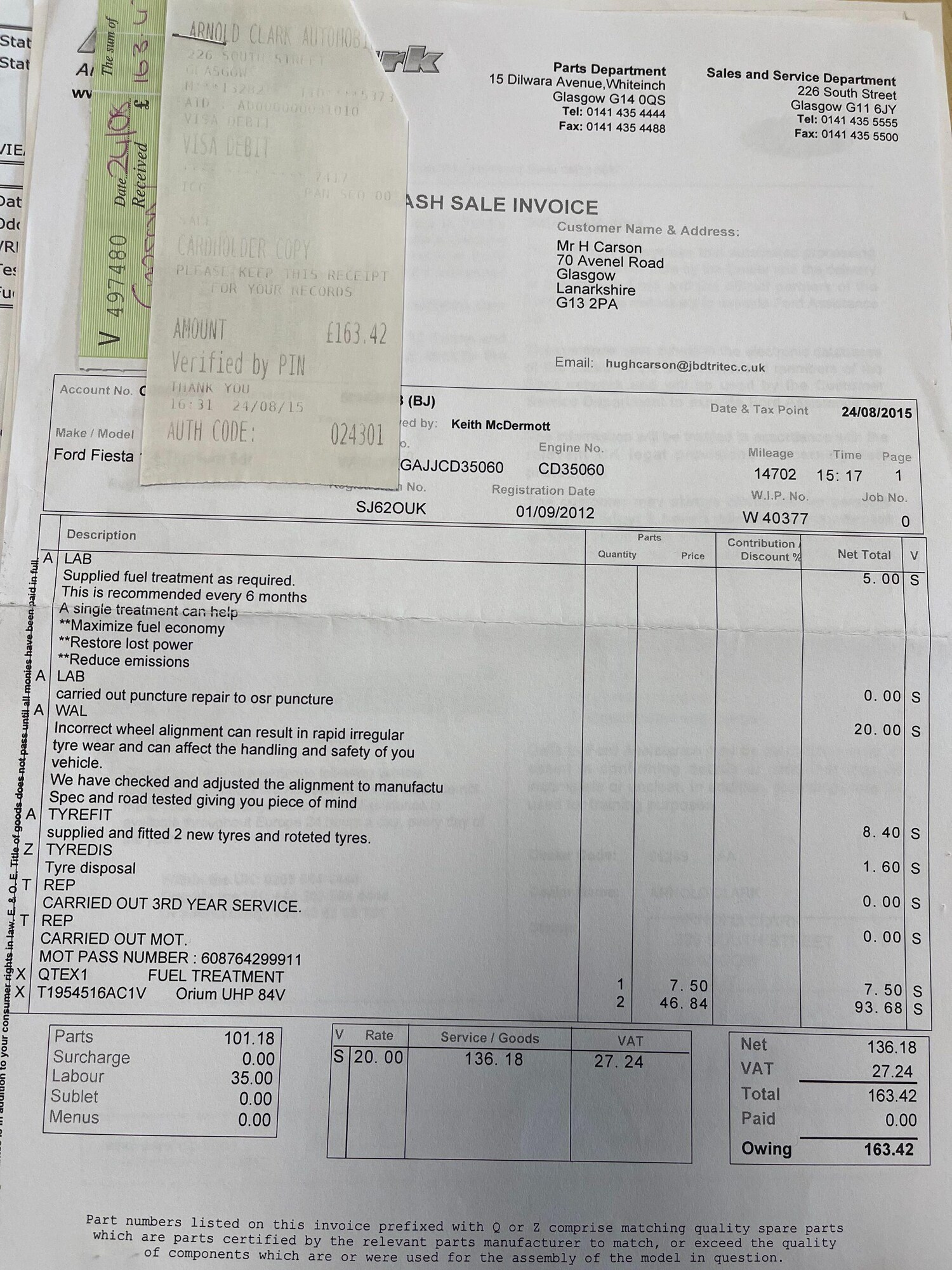 Used Ford Fiesta for sale - 77490061: Photo 17