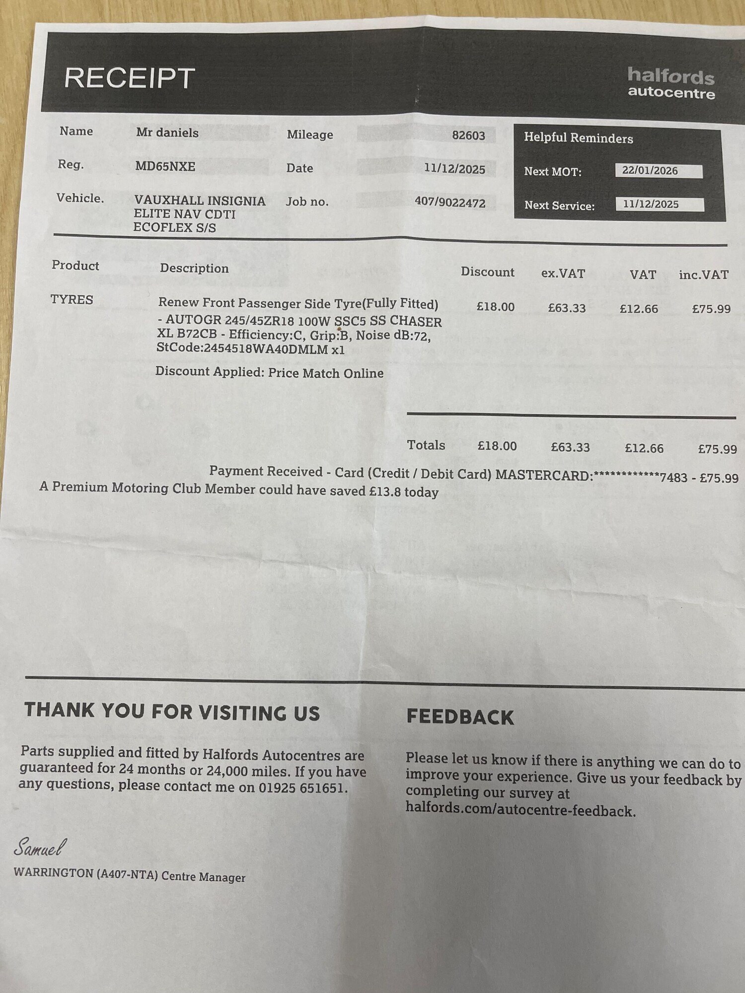 Used Vauxhall Insignia for sale - 77753887: Photo 26