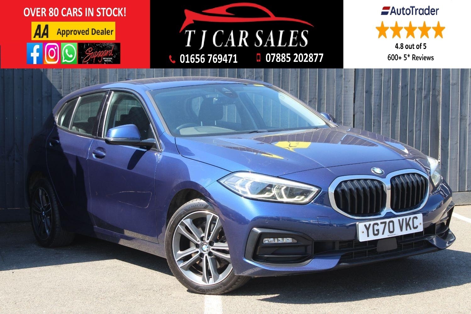 Used BMW 1 Series 2020 for sale - 78004629: Photo 1