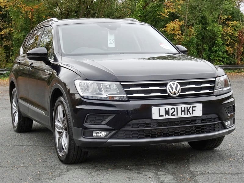 Black 2021 Volkswagen Tiguan Allspace Estate Front-wheel drive Automatic