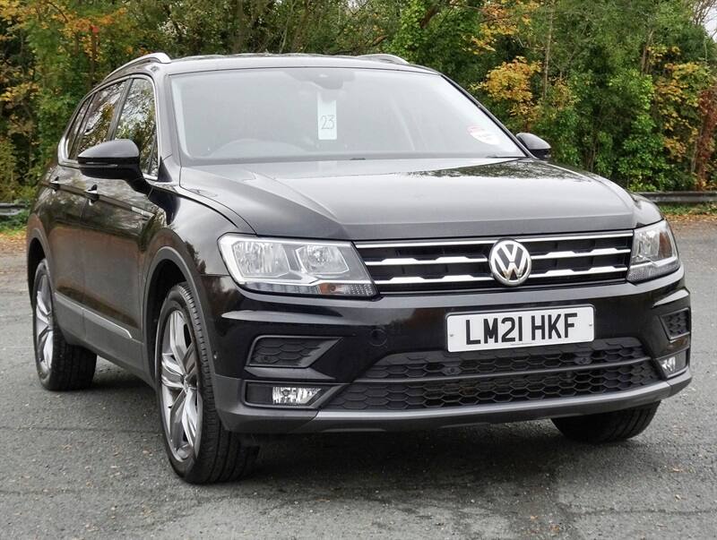 Black 2021 Volkswagen Tiguan Allspace Estate Front-wheel drive Automatic