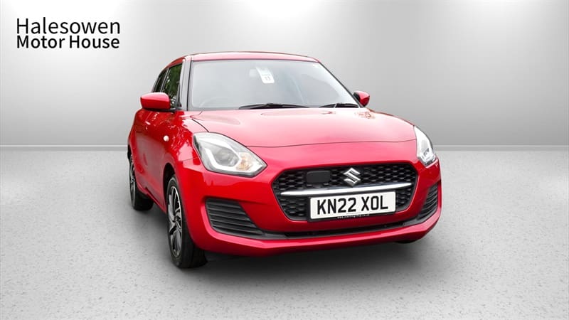 Red 2022 Suzuki Swift Hatchback Front-wheel drive Manual