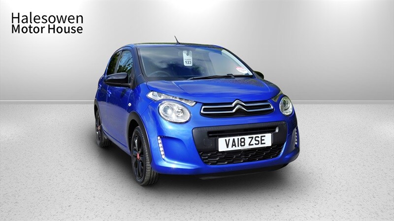 Blue 2018 Citroen C1 Hatchback Front-wheel drive Manual