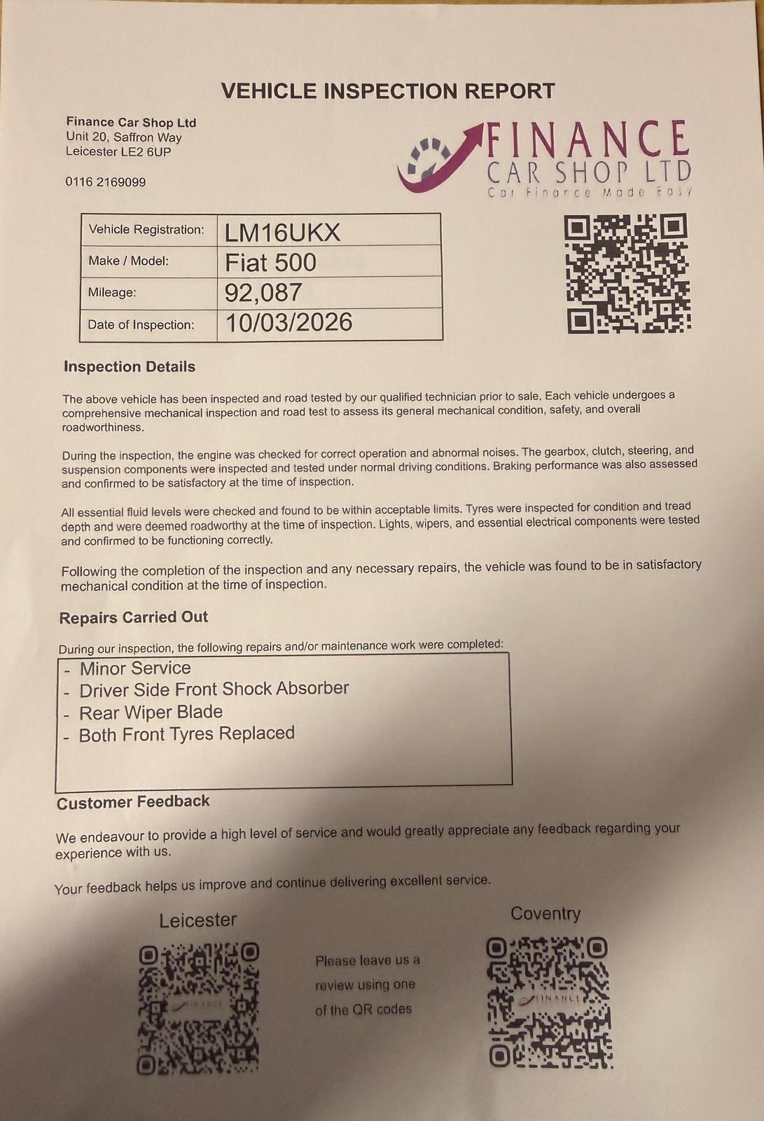 Used Fiat 500 2016 for sale - 77883054: Photo 1