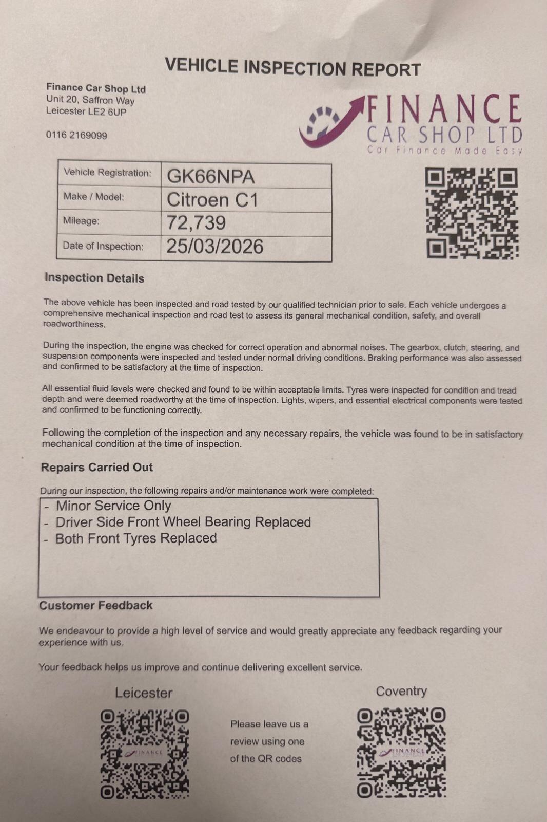 Used Citroen C1 2016 for sale - 78033885: Photo 1