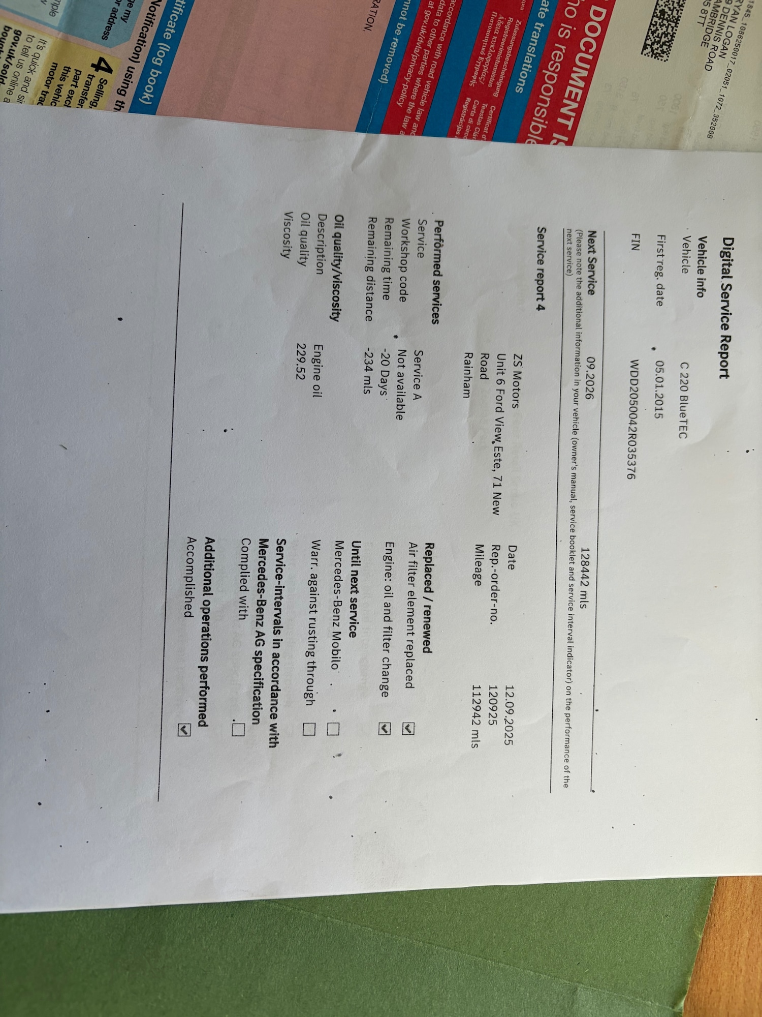 Used Mercedes-Benz C Class 2015 for sale - 76932191: Photo 12