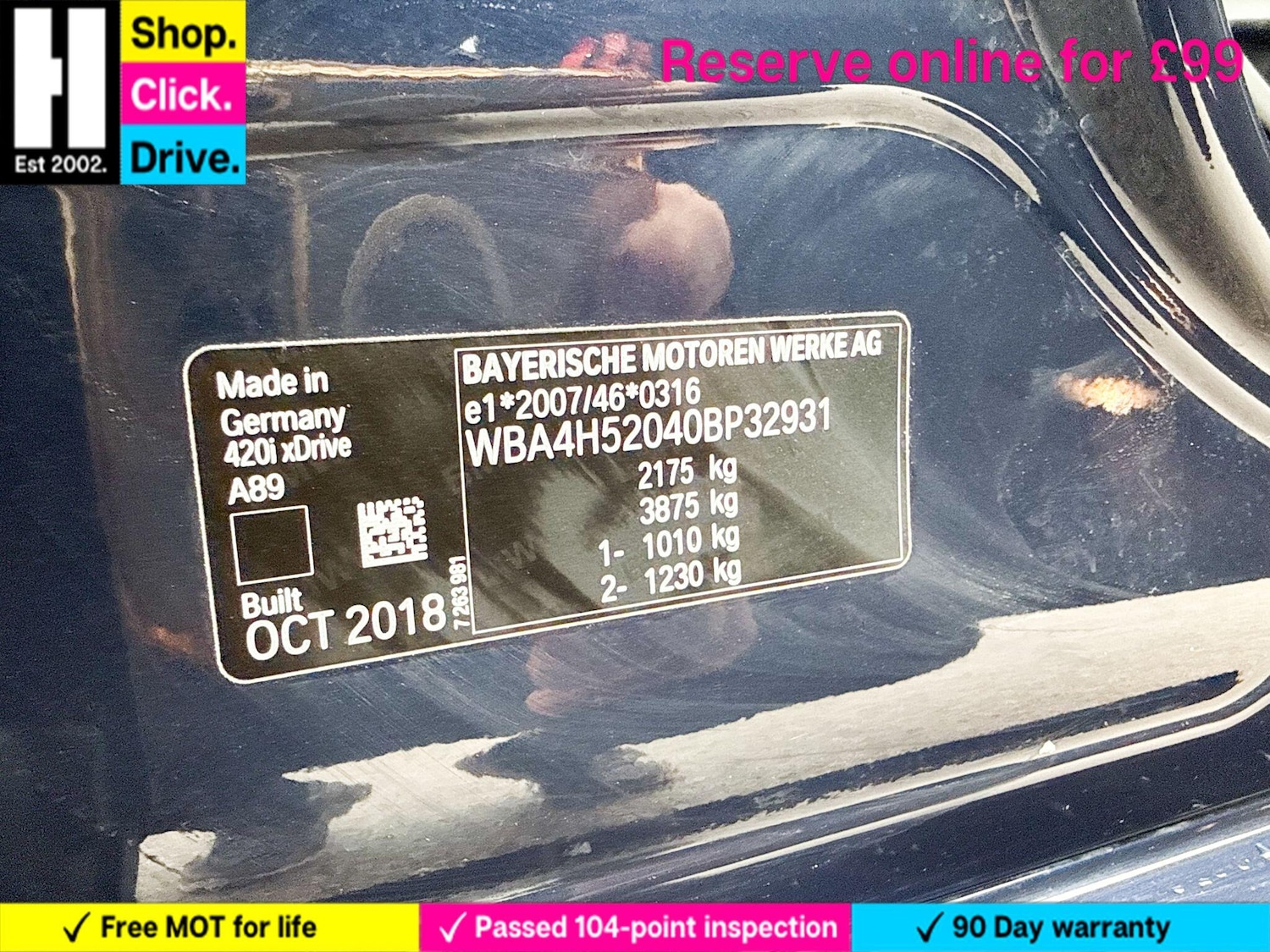 Used BMW 4 Series Gran Coupe 2018 for sale - 77214841: Photo 44