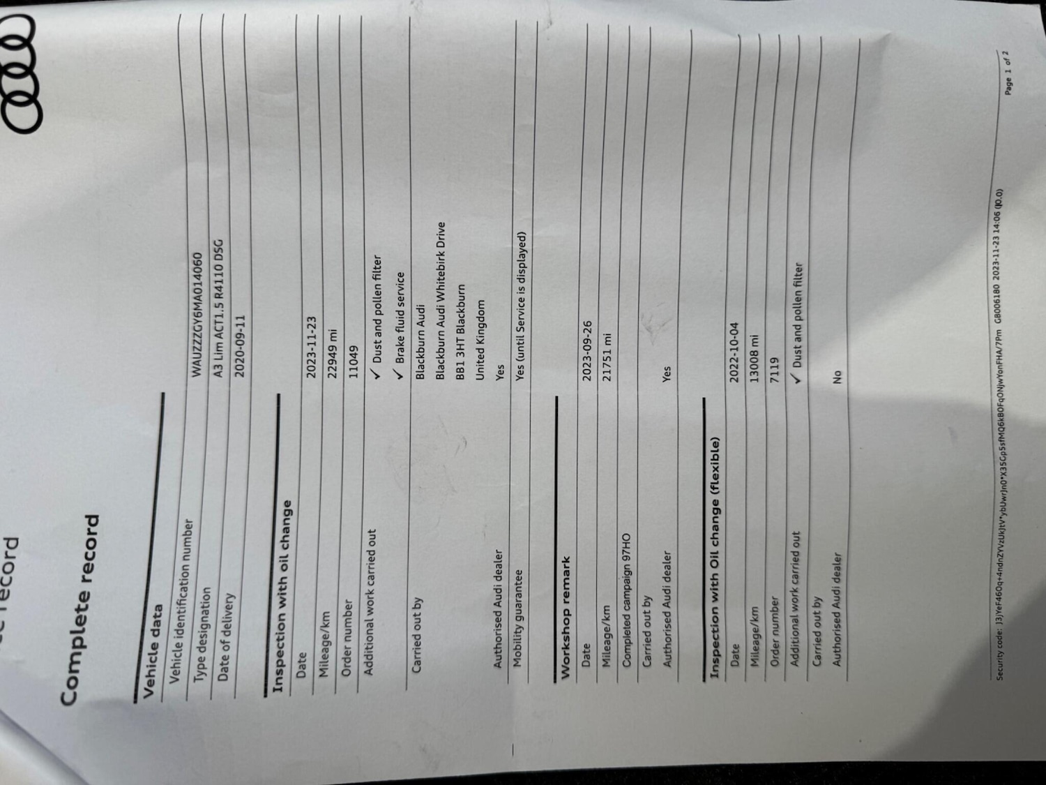 Used Audi A3 2020 for sale - 77439774: Photo 45