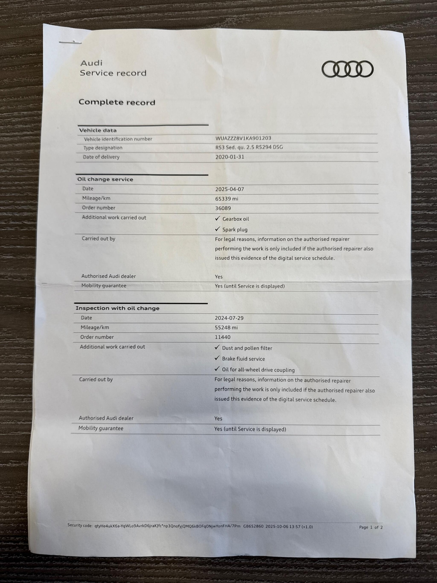 Used Audi RS3 2020 for sale - 76801332: Photo 48