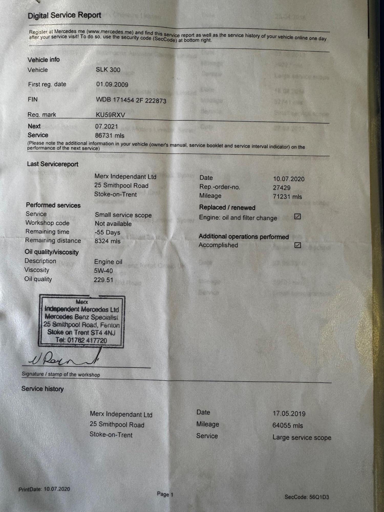 Used Mercedes-Benz SLK 2009 for sale - 77808877: Photo 55