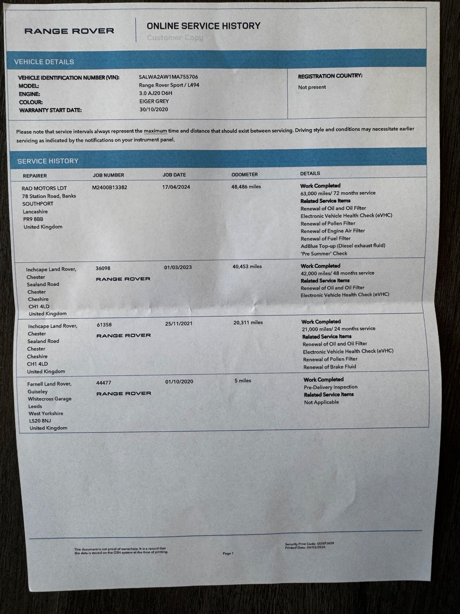 Used Land Rover Range Rover Sport for sale - 77753688: Photo 49