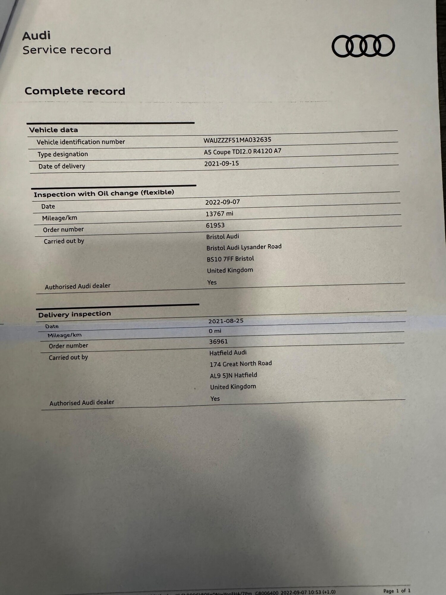 Used Audi A5 2021 for sale - 77097934: Photo 46