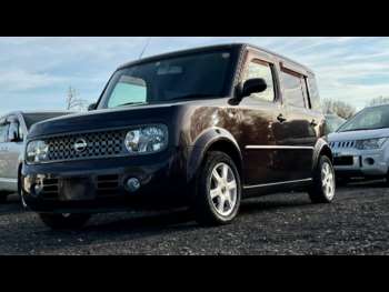 purple nissan cube