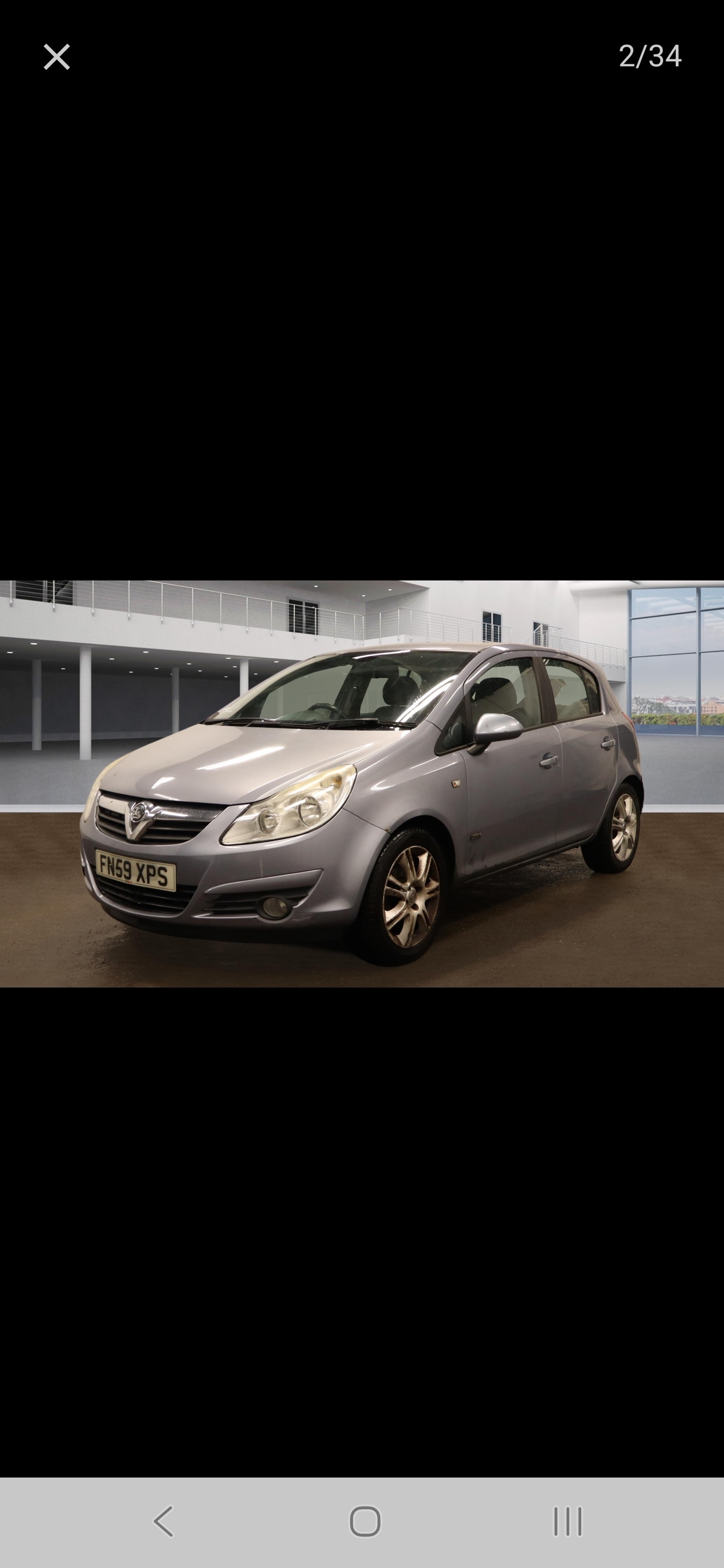 Used Vauxhall Corsa 2009 for sale - 77682061: Photo 2
