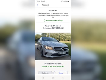 Used Mercedes-Benz CLA 2016 for sale - 76559614: Photo