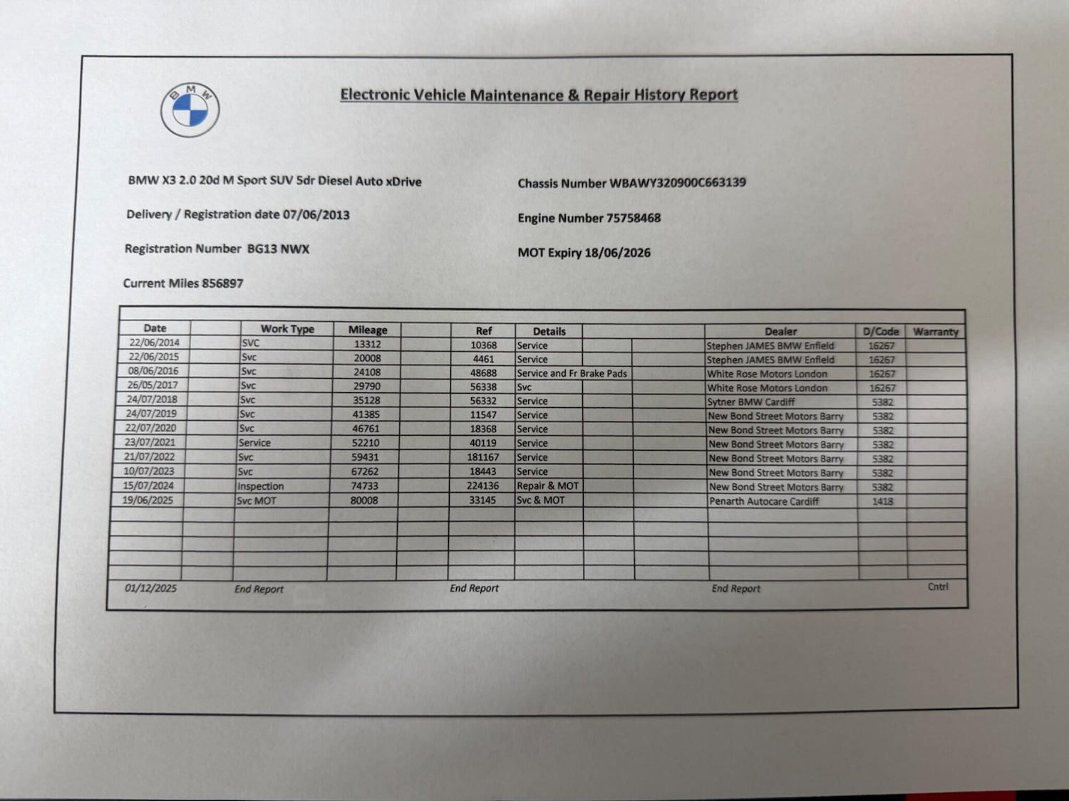 Used BMW X3 2013 for sale - 77479013: Photo 5