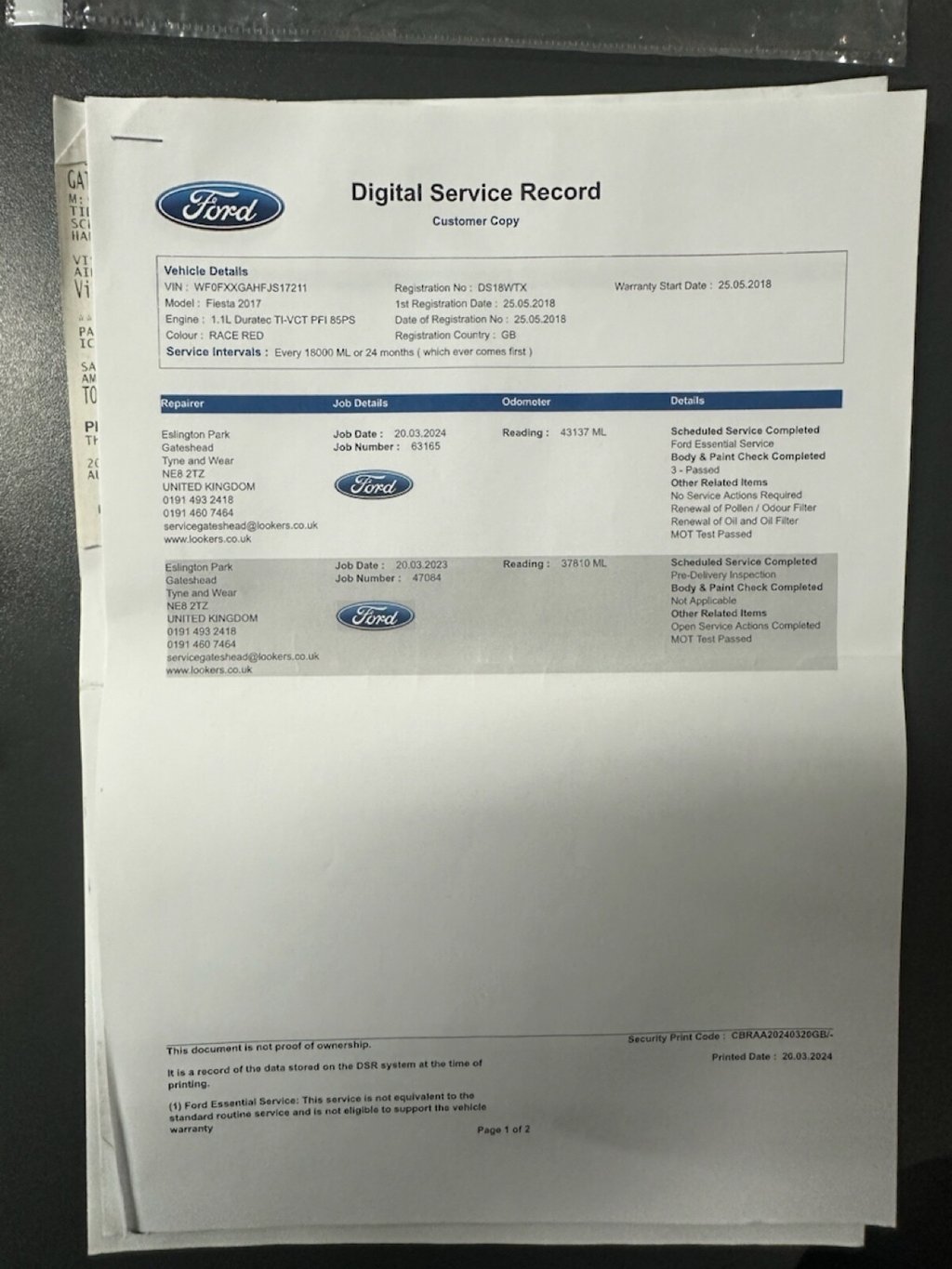 Used Ford Fiesta 2018 for sale - 76751340: Photo 41