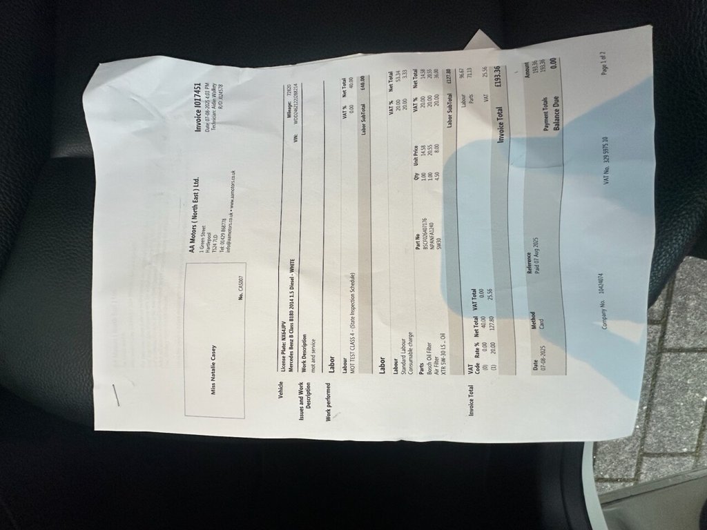 Used Mercedes-Benz B Class 2014 for sale - 77287780: Photo 36