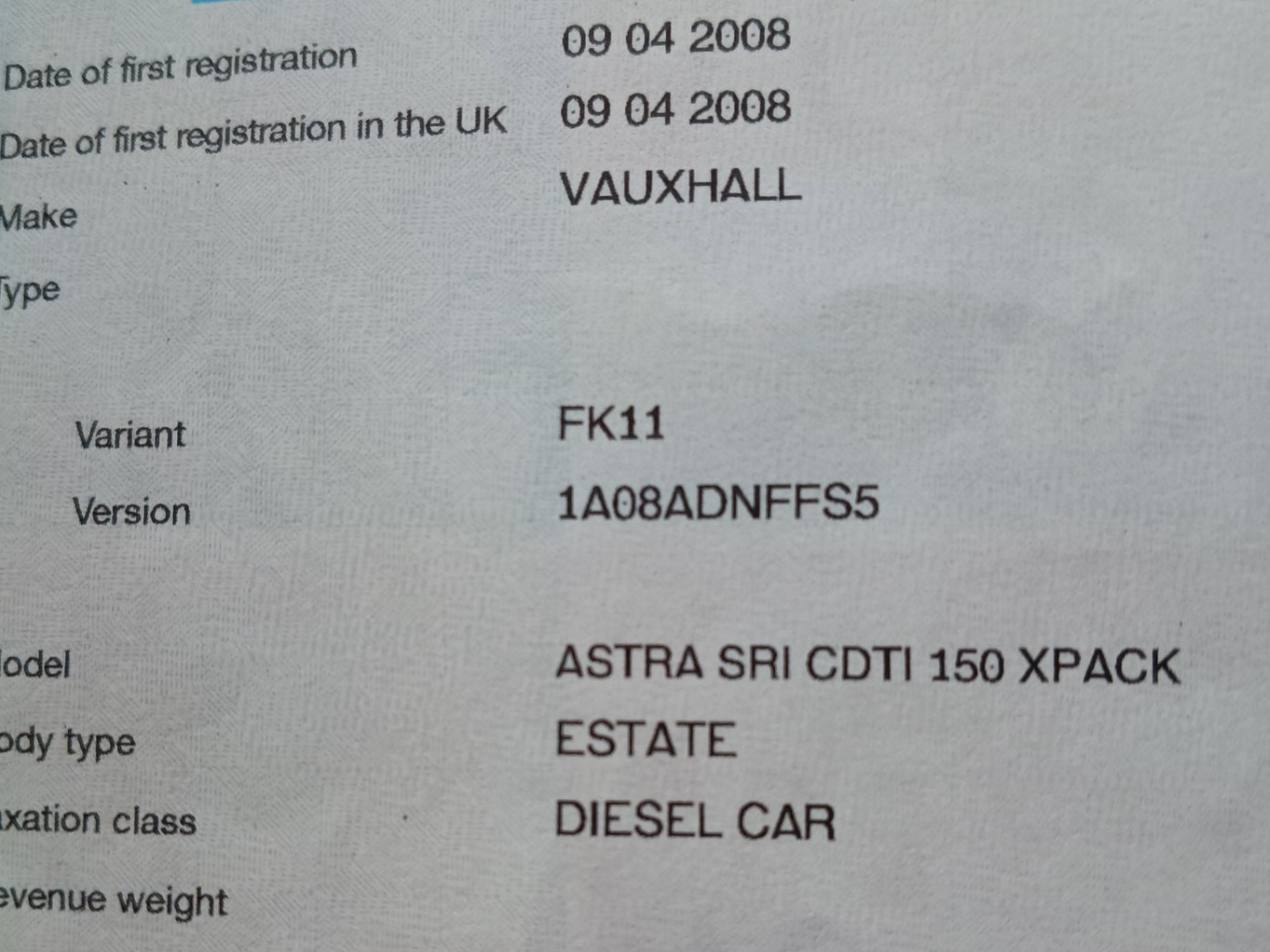 Used Vauxhall Astra 2008 for sale - 76933316: Photo 41