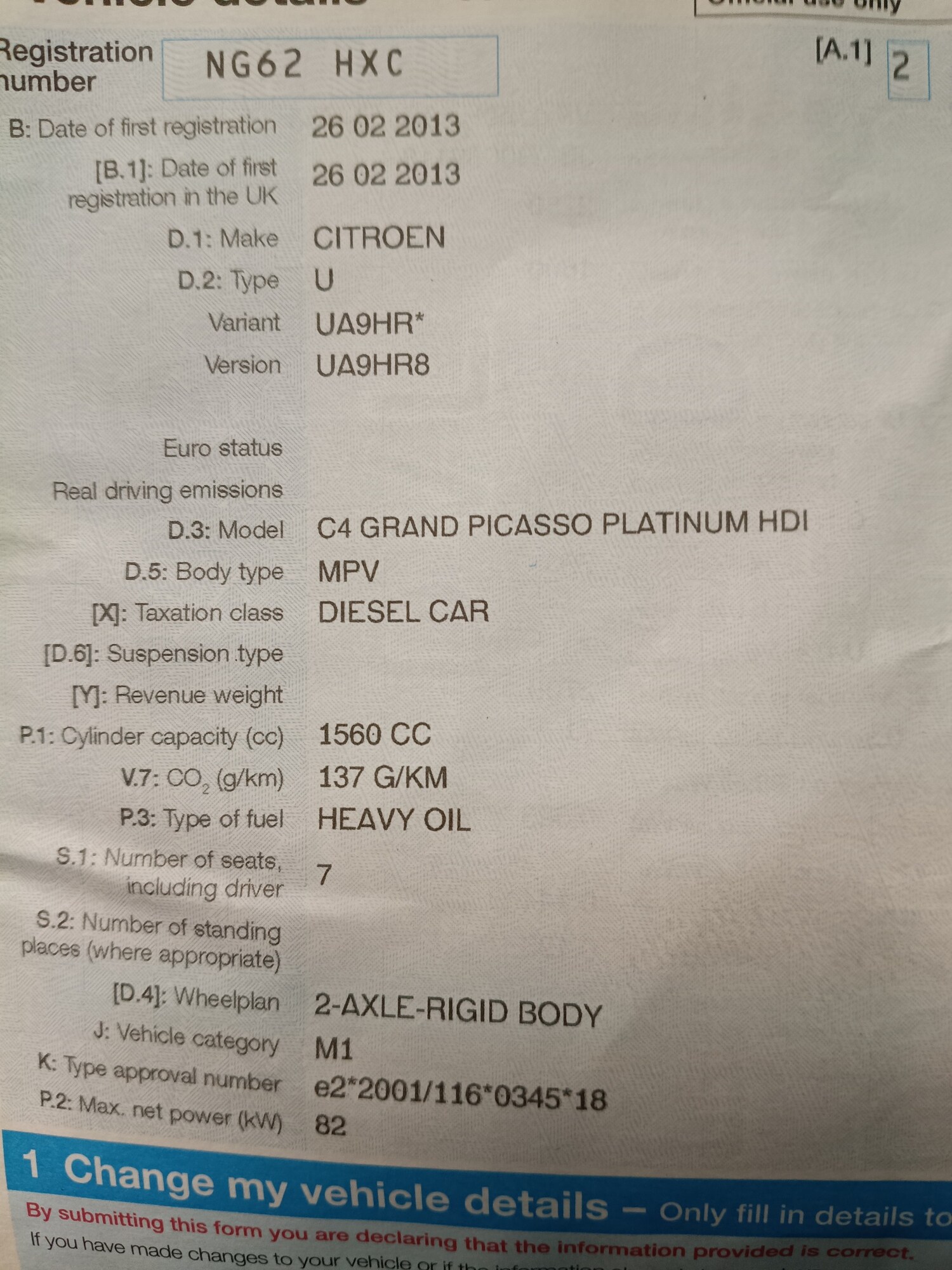 Used Citroen Grand C4 Picasso 2013 for sale - 78197740: Photo 52