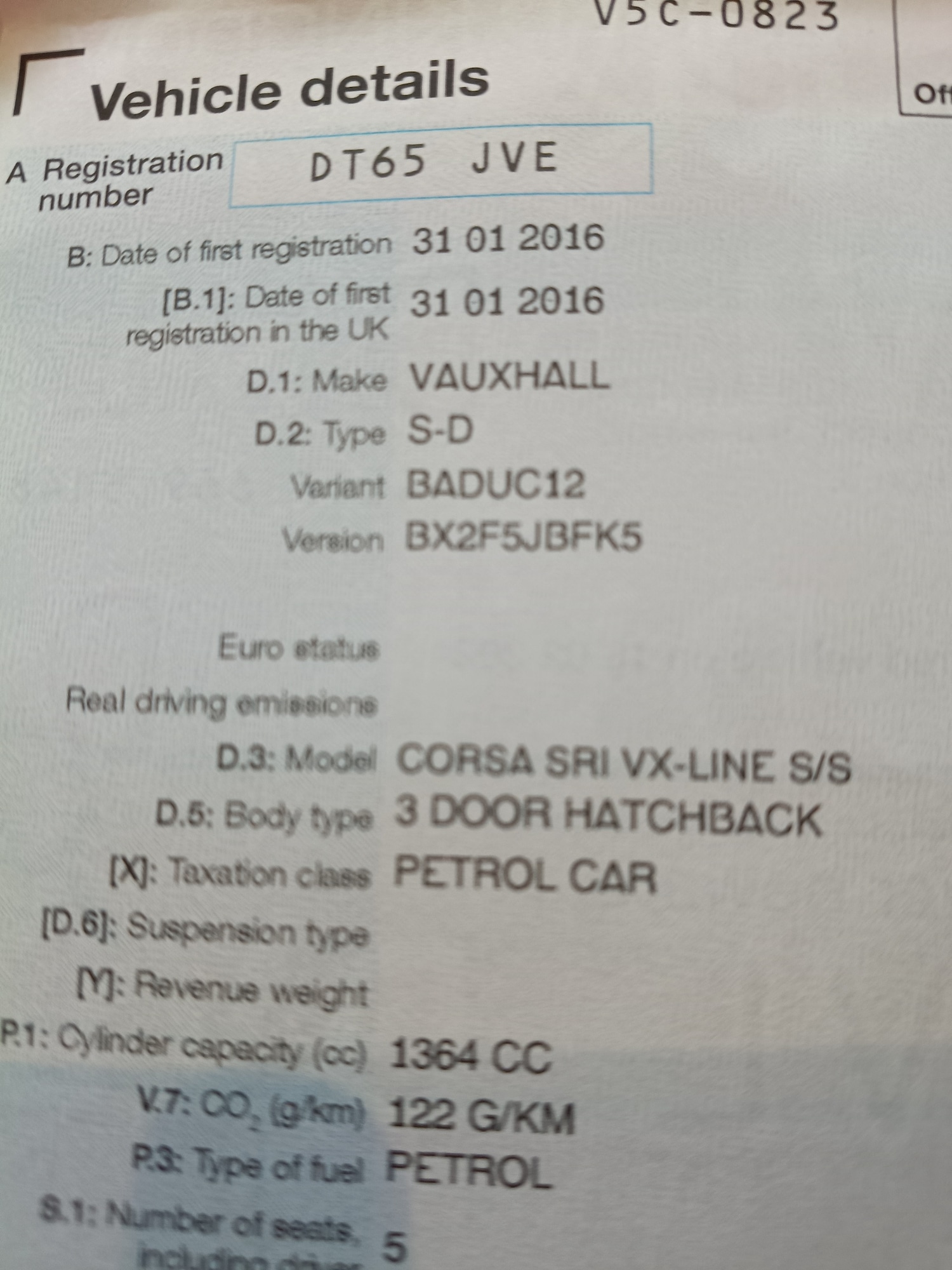 Used Vauxhall Corsa 2016 for sale - 77379129: Photo 37